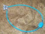 turq. nugget on seed beads